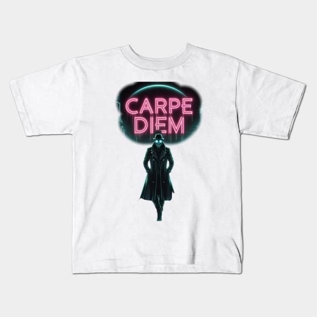 Cyberpunk carpe diem Kids T-Shirt by Kasta'style